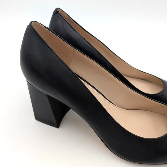 Marc Fisher Square toe Classic Heel Pump Women's Black Size US8.5M EU39 - Picture 11 of 11